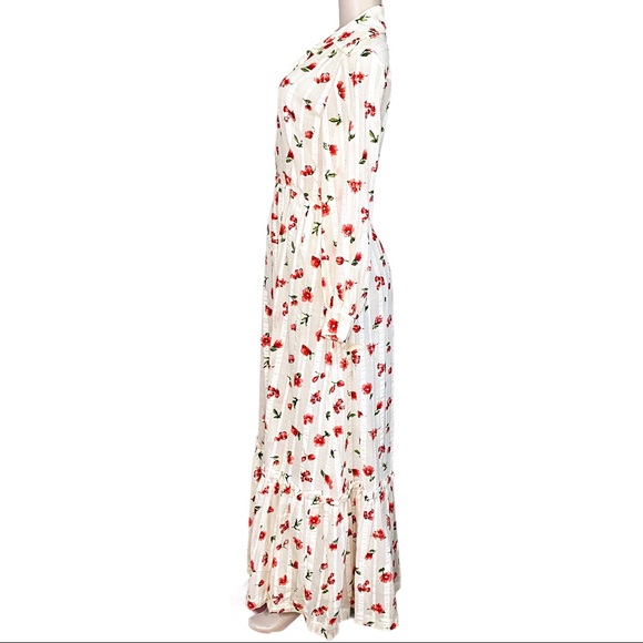 Vintage 70s Avalon Maxi Shirt Dress SZ 10 - Picture 4 of 14